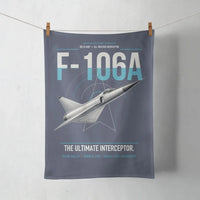 Thumbnail for F-106A Delta Dart design on navy blue towel