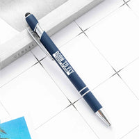 Thumbnail for Born To Fly Forced To Work touch pen - navy blue