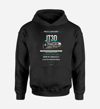 Thumbnail for JT3D design on black hoodie single side