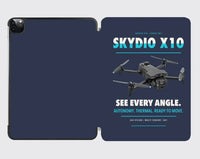 Thumbnail for Skydio X10 design on navy blue ipad tablet case