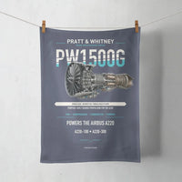 Thumbnail for PW1500G design on navy blue towel