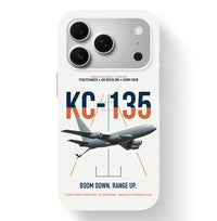 Thumbnail for KC-135 STRATOTANKER design on white magsafe iphone case, for iPhone 17 Pro
