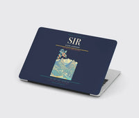 Thumbnail for Sion Airport (SIR) design on navy blue MacBook case