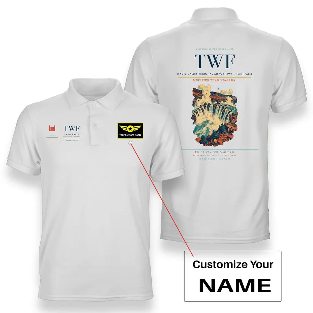 Magic Valley Regional Airport TWF — Twin Falls White+Name