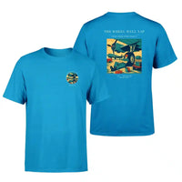 Thumbnail for VINTAGE G4267 - The Wheel Well Nap - Double-Side T-Shirt design on turquoise double side t shirt