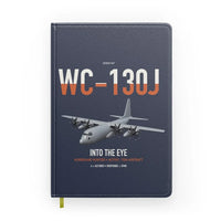 Thumbnail for WC-130J Hurricane Hunter design on navy blue notebook