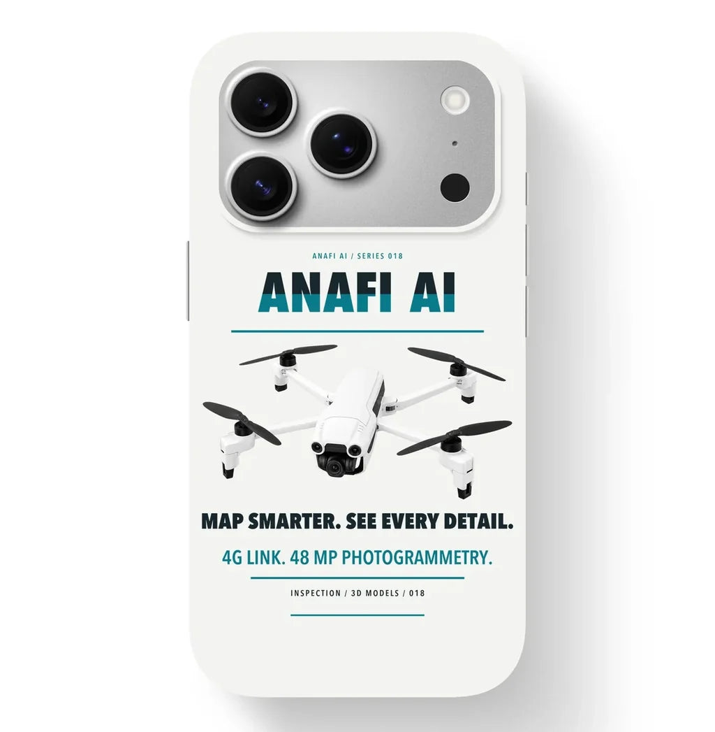 Parrot ANAFI Ai Case design on white iphone case