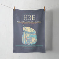 Thumbnail for Borg El Arab Airport (HBE) design on navy blue towel