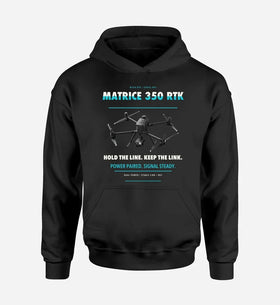 Single-Side Printing — DJI Matrice 350 RTK Drone Double-Side Hoodie