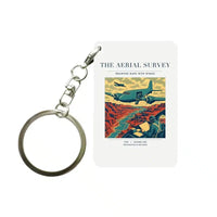 Thumbnail for VINTAGE G4031 - The Aerial Survey - Designed Key Chain design on white