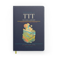Thumbnail for Taitung Airport (TTT) design on navy blue notebook