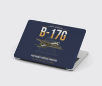Thumbnail for B-17G Flying Fortress design on navy blue MacBook case