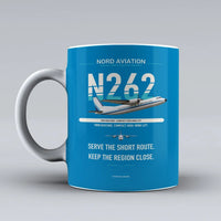 Thumbnail for 262A Mug design on turquoise nord