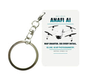 Thumbnail for Parrot ANAFI Ai Key Chain design on white key chain