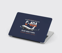 Thumbnail for C-40A Clipper Fleet Logistics Ready design on navy blue MacBook case
