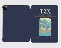 Thumbnail for Trabzon Airport (TZX) design on navy blue ipad tablet case