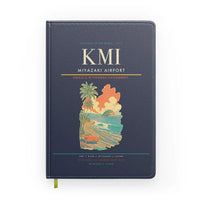 Thumbnail for Miyazaki Airport (KMI) design on navy blue notebook