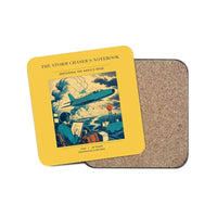 Thumbnail for The Storm Chaser's Notebook - Designed Coasters design on yellow 1-piece