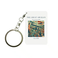 Thumbnail for VINTAGE G4003 - The Great Air Race - Designed Key Chain design on white