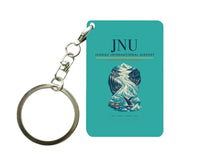 Thumbnail for Juneau International Airport (JNU) design on turquoise key chain