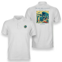 Thumbnail for VINTAGE G4506 - The Air Ambulance Run - Double-Side Polo T-Shirt design on white