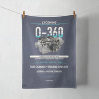 Thumbnail for O-360 design on navy blue towel
