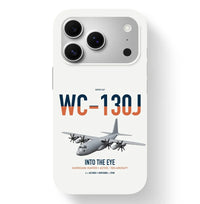 Thumbnail for WC-130J Hurricane Hunter design on white magsafe iphone case, for iPhone 17 Pro