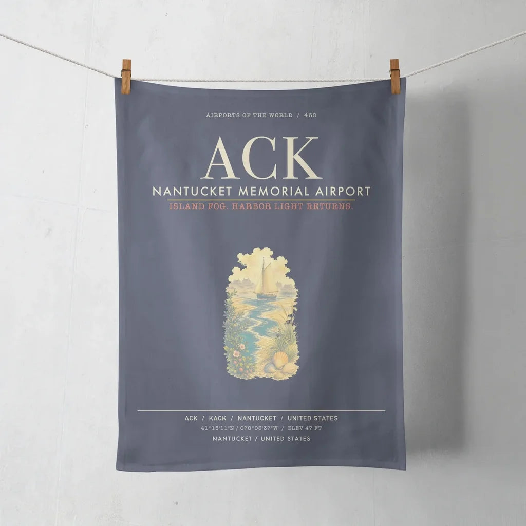 Nantucket Memorial Airport ACK - Navy Blue