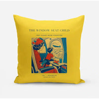 Thumbnail for VINTAGE G4215 - The Window Seat Child - Designed Pillows design on yellow