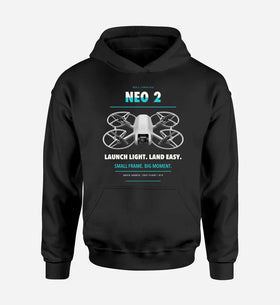 Single-Side Printing — DJI Neo 2 Drone Double-Side Hoodie