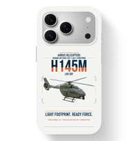 Thumbnail for Airbus Helicopters H145M LUH SOF design on white magsafe iphone case, for iPhone 17 Pro