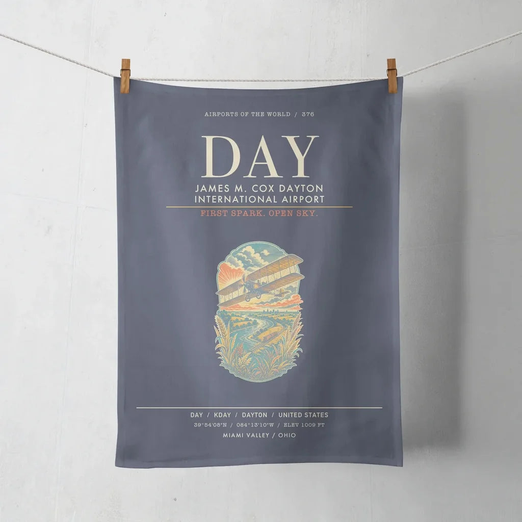 James M. Cox Dayton International Airport DAY - Navy Blue