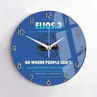 Thumbnail for Flyability Elios 3 design on blue no frame wall clock