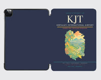 Thumbnail for Kertajati International Airport (KJT) design on navy blue ipad tablet case