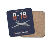 Thumbnail for B-1B Lancer design on navy blue 1 piece coaster