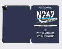 Thumbnail for Nord 262A design on navy blue ipad tablet case