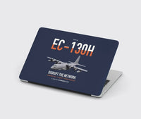 Thumbnail for EC-130H Compass Call design on navy blue MacBook case