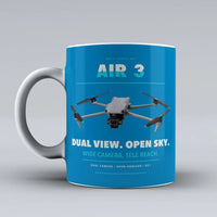 Thumbnail for Air 3 Mug design on turquoise dji