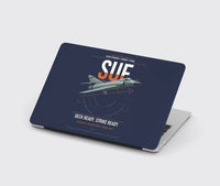 Thumbnail for Dassault Super Étendard design on navy blue MacBook case