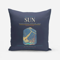 Thumbnail for Friedman Memorial Airport (SUN) design on navy blue pillow