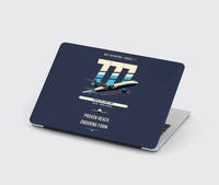 Thumbnail for Boeing 777-200ER design on navy blue MacBook case