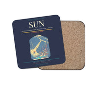 Thumbnail for Friedman Memorial Airport (SUN) design on navy blue 1 piece coaster