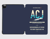 Thumbnail for Airbus ACJ319neo design on navy blue ipad tablet case