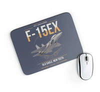 Thumbnail for F-15EX Eagle II design on navy blue rectangle mouse pad