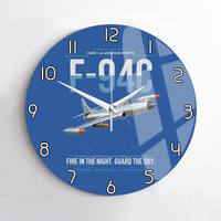 Thumbnail for F-94C Starfire design on blue no frame wall clock