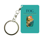 Thumbnail for Foggia 'Gino Lisa' Airport (FOG) design on turquoise key chain
