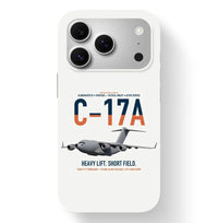 Thumbnail for C-17A Globemaster III design on white magsafe iphone case, for iPhone 17 Pro