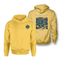 Thumbnail for VINTAGE G4449 - The Homefield Christmas Eve - Double-Side Hoodie design on yellow double side