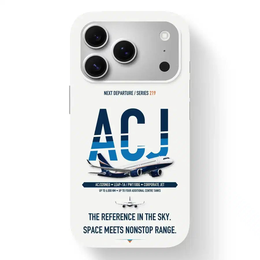 Airbus ACJ320neo Case design on white iphone case