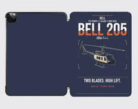 Thumbnail for Bell 205A-1++ design on navy blue ipad tablet case